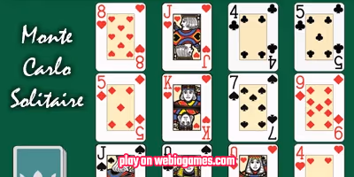 play Monte Carlo Solitaire on web